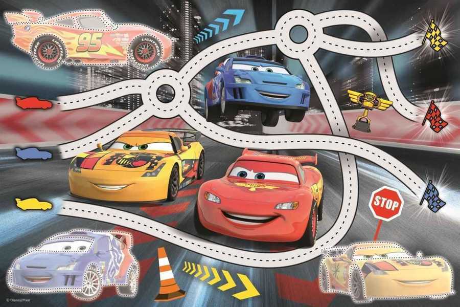 Trefl Puzzle Çocuk 70 Parça + Marker Puzzle Cars 2 Disney 70 Parça