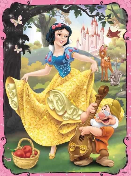 Trefl Puzzle Çocuk 78 Parça Yapboz Princess Snow White In Love 2li 1 Memory Oyun