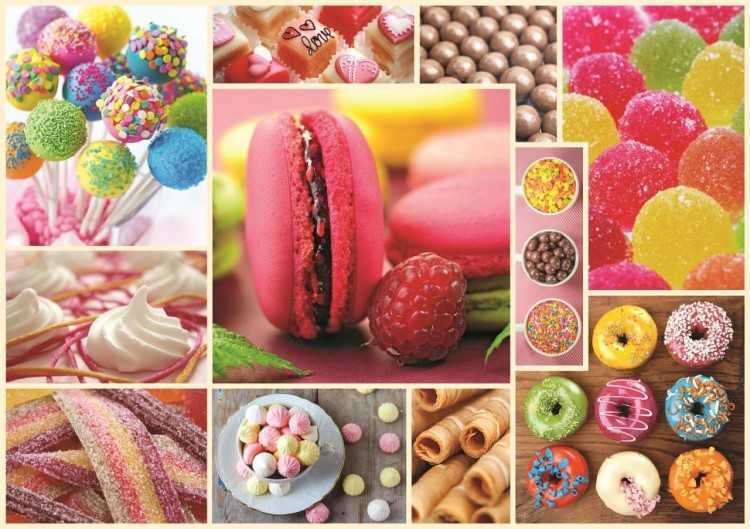 Trefl Puzzle 1000 Parça Candy Collage