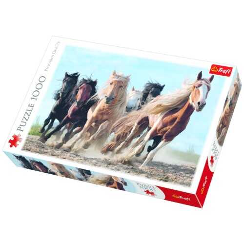 Trefl Puzzle 1000 Parça Galloping Horses