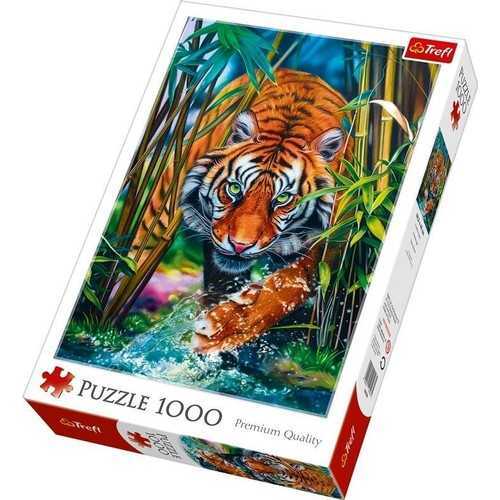 Trefl Puzzle 1000 Parça Grasping Tiger