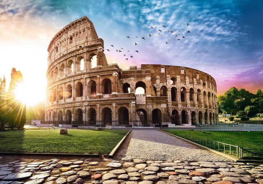 Trefl Puzzle 1000 Parça Sun-Drenced Colosseum