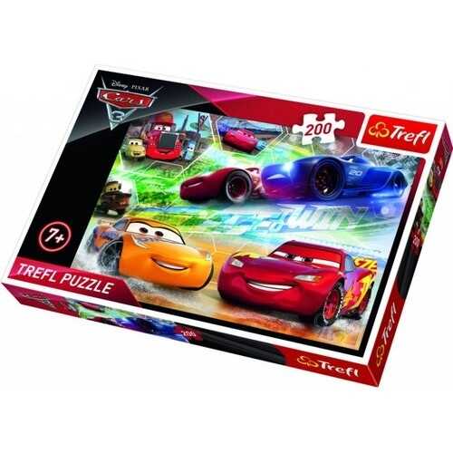 Trefl Puzzle 200 Parça Road To Victory  Disney Cars 3