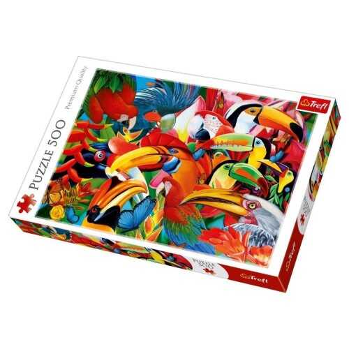 Trefl Puzzle 500 Parça Colourful Birds