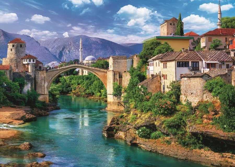 Trefl Puzzle 500 Parça Old Bridge İn Mostar Bosnia And Herzerg