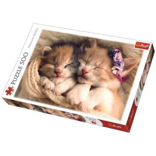 Trefl Puzzle 500 Parça Sleeping Kittens