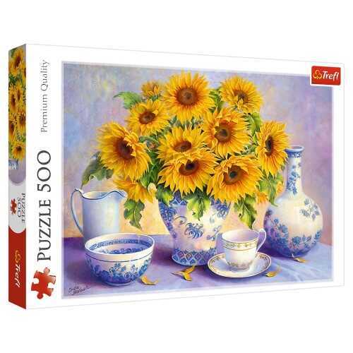 Trefl Puzzle 500 Parça Sunflowers  Ddfa