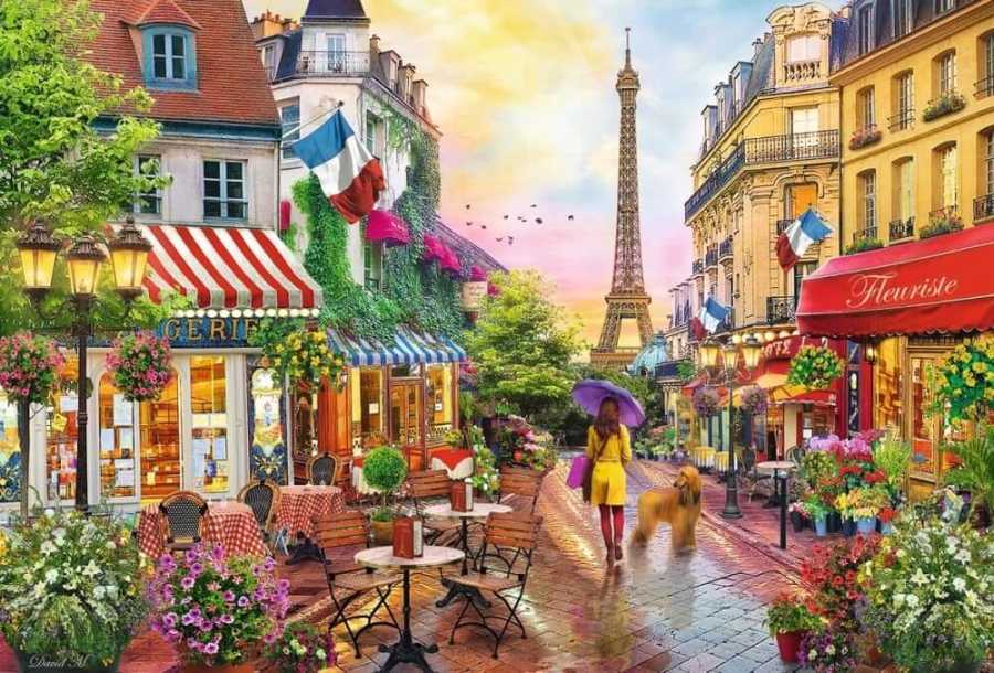 Trefl Puzzle 1500 Parça Charming Paris