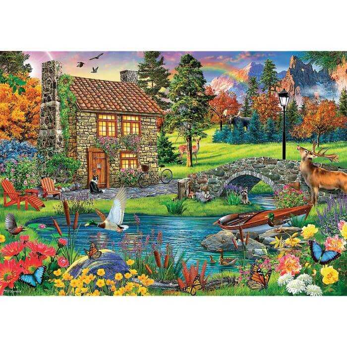 Trefl Puzzle 6000 Parça Cottage In The Mountains