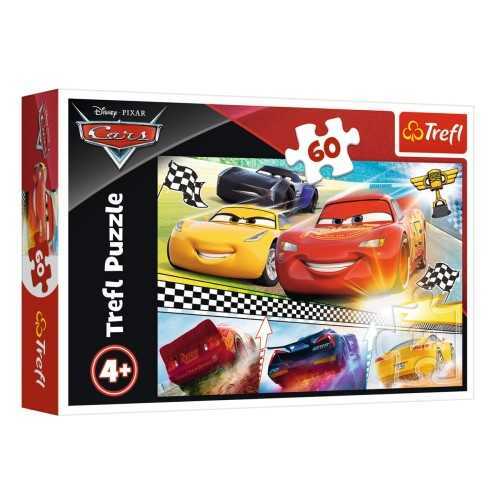 Trefl Puzzle Çocuk 60 Parça Legendary Race Disney Cars 3