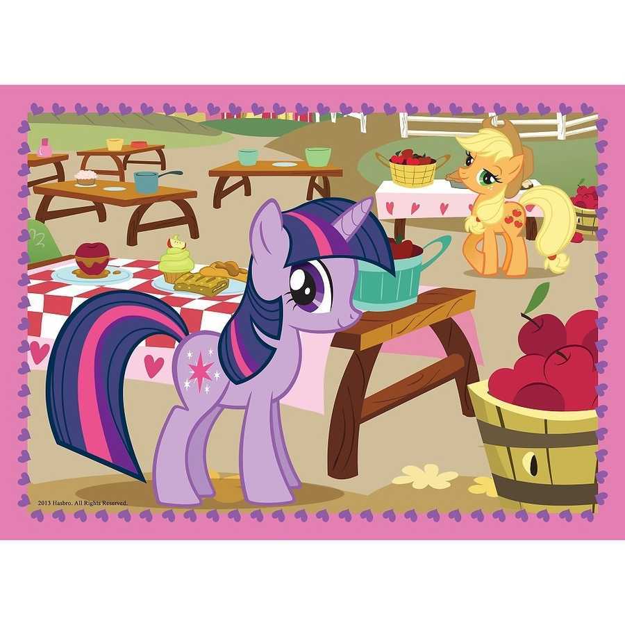 Trefl Puzzle Çocuk 207 Parça 4 in 1 My Little Pony Ponies Holiday