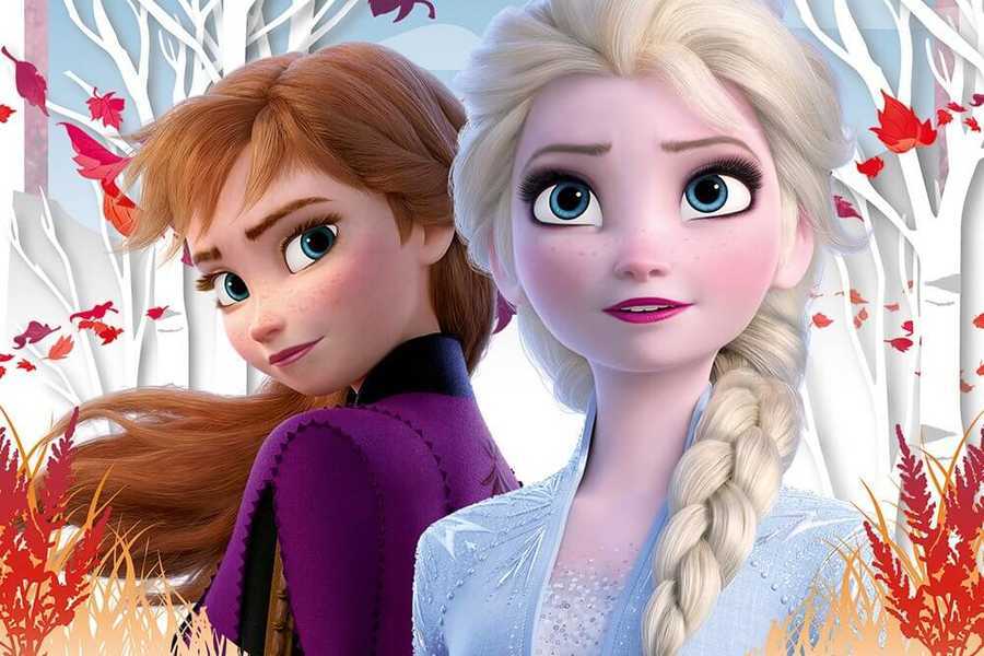Trefl Puzzle Çocuk 60 Parça The Enchanted World of Anna and Elsa Disney Frozen II