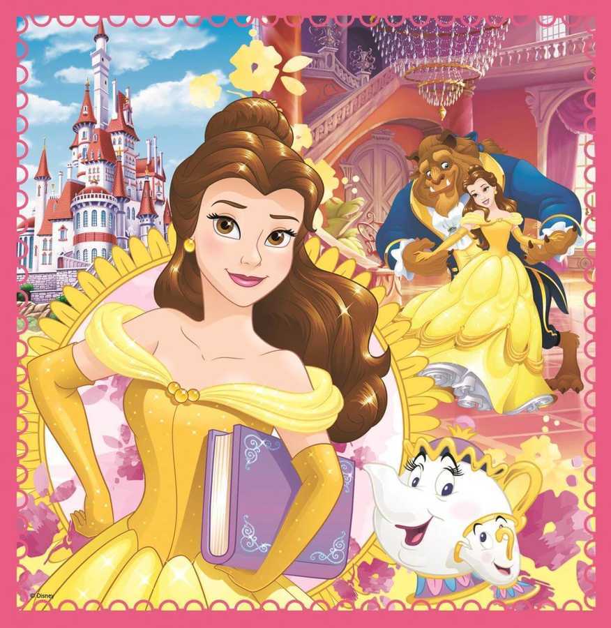 Trefl Puzzle Çocuk 106 Parça 3 in 1 The Enchanted World Of Princess