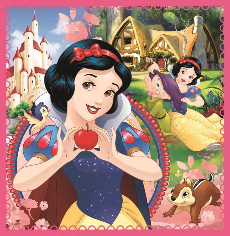 Trefl Puzzle Çocuk 106 Parça 3 in 1 The Enchanted World Of Princess