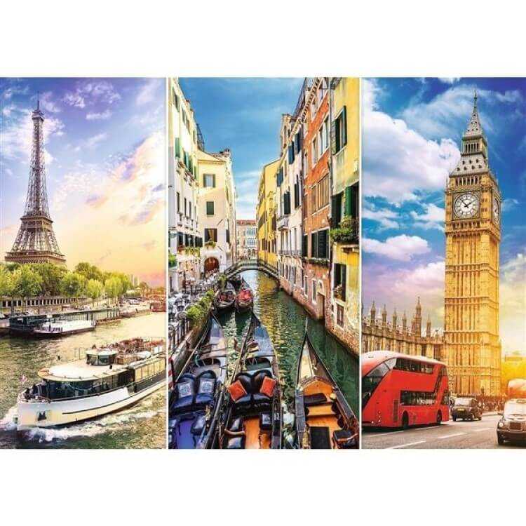 Trefl Puzzle Çocuk 4000 Parça Trip Around Europe