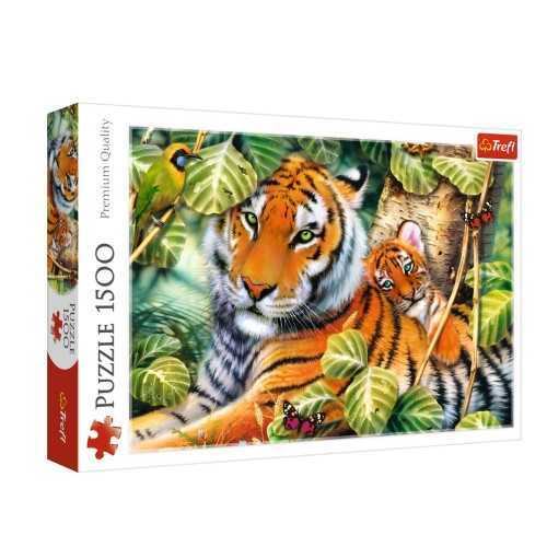 Trefl Puzzle 1500 Parça Two Tigers
