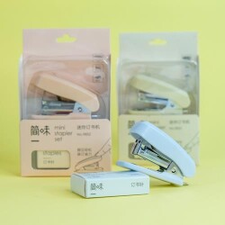 Trio 023 Mini Zımba Makine Seti Pastel Renkler Karışık - Arc Kırtasiye