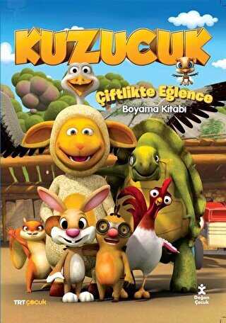 TRT Çocuk - Kuzucuk Çiftlikte - Eğlence Boyama Kitabı - Doğan Çocuk