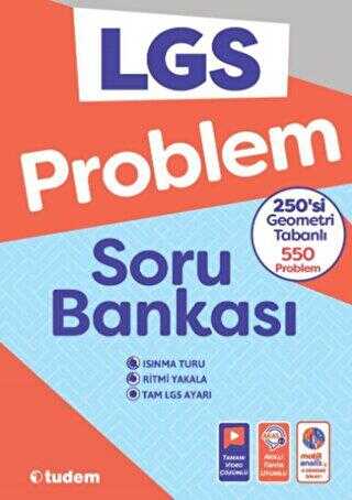 Tudem Yayınları - Bayilik Tudem Yayınları 8. Sınıf LGS Problem Soru Bankası