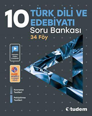 Tudem Yayınları - Bayilik 10. Sınıf Türk Dili ve Edebiyatı Soru Bankası - 1