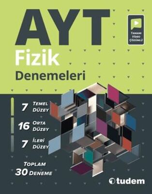 Tudem Yayınları - Bayilik AYT Fizik Denemeleri - 1