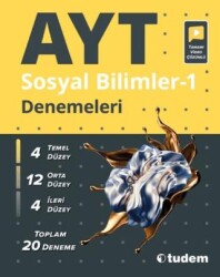 Tudem Yayınları - Bayilik AYT Sosyal Bilimler-1 Denemeleri - Tudem Yayınları - Bayilik