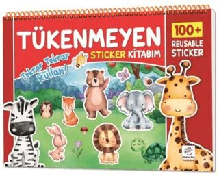 Tükenmeyen Sticker Kitabım 100+ Tekrar Tekrar Kullanılabilen Sticker - 1