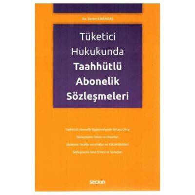 Tüketici Hukukunda Taahhütlü Abonelik Sözleşmeleri - 1
