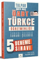 Tulpar 2026 MEB AGS ÖABT Türkçe Öğretmenliği Tamamı PDF Çözümlü 5 Deneme Sınavı - Dizgi Kitap