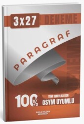Tüm Sınavlar İçin 3x27 Paragraf Deneme - Anla Kazan Yayınları