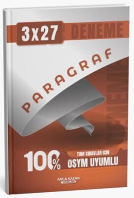 Tüm Sınavlar İçin 3x27 Paragraf Deneme - 1
