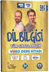Tüm Sınavlar İçin Dil Bilgisi Video Ders Kitabı - KR Akademi Yayınları