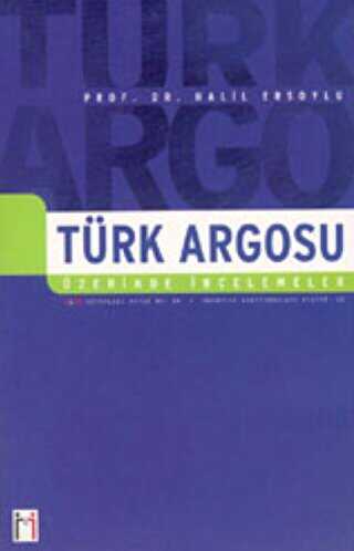 Türk Argosu Üzerine İncelemeler