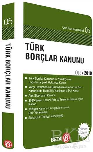 Türk Borçlar Kanunu Ocak 2019