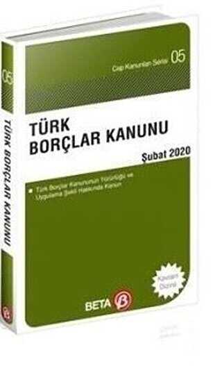 Türk Borçlar Kanunu Şubat 2020