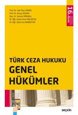 Türk Ceza Hukuku Genel Hükümler - 1
