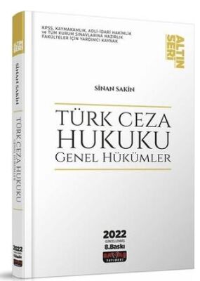 Türk Ceza Hukuku Genel Hükümler Konu Anlatımı - 1