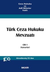 Türk Ceza Hukuku Mevzuatı - Seçkin Yayıncılık