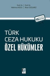 Türk Ceza Hukuku Özel Hükümler - Adalet Yayınevi