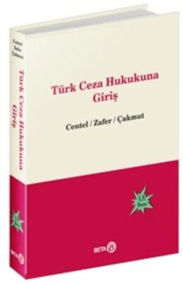 Türk Ceza Hukukuna Giriş kapağı