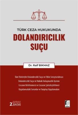 Türk Ceza Hukukunda Dolandırıcılık Suçu - 1