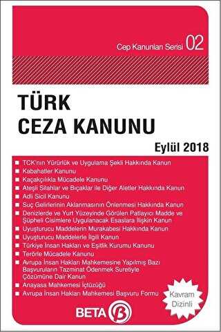 Türk Ceza Kanunu Eylül 2018