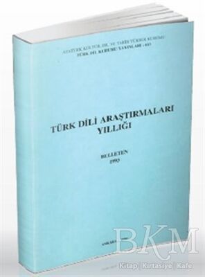 Türk Dili Araştırmaları Yıllığı - Belleten 1993 - 1