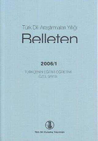 Türk Dili Araştırmaları Yıllığı - Belleten 2006 - 1