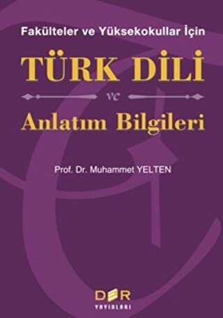 Türk Dili ve Anlatım Bilgileri - Der Yayınları