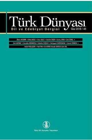 Türk Dünyası Dil ve Edebiyat Dergisi Sayı: 20
