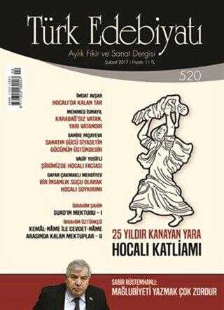 Türk Edebiyatı Dergisi Sayı: 520 Şubat 2017