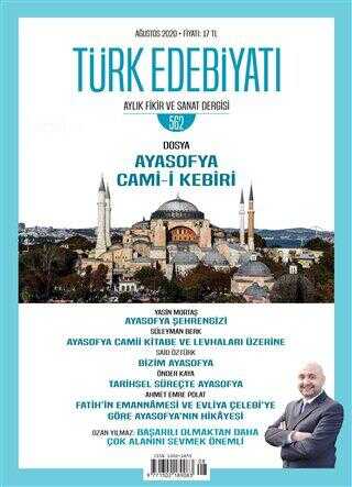 Türk Edebiyatı Dergisi Sayı: 562 Ağustos 2020