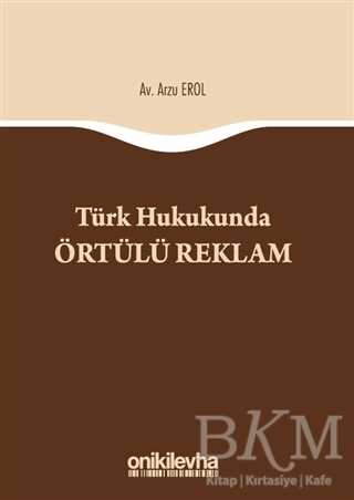 Türk Hukukunda Örtülü Reklam - On İki Levha Yayınları