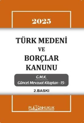 Türk Medeni Kanunu ve Borçlar Kanunu - 1